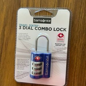 Samsonite Travel Sentry 3 Dial Combo Luggage Lock Travel Lock